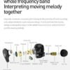 YINYOO KBEAR KS2 USB C Earbuds Headphones Hybrid 1BA 1DD Wired Earbuds Stereo Bass HiFi IEM Earphone Noise Cancelling High Resolution with Detachable Cable for Running Gaming Sport (with Mic, Black) - Image 2