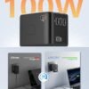 LENCENT 100W International Travel Adapter, GaN Universal Travel Adapter with 1 USB-A & 4 Type C Power Adapter, Fast Charger for Phone,Laptops, Worldwide Plug Adapter for USA/UK/EU/AUS, Black - Image 3