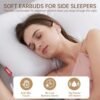Sleep Earbuds Invisible Wireless Small Bluetooth Sleeping Earbuds Ultra Soft & Flexible Sleep Headphones for Side Sleepers Noise Blocking Sleep Ear Buds for Music, Home, Work （Skin） - Image 2