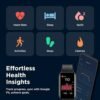 Motorola Moto 40 Smartwatch -10 Days Battery Life, Google Fit Integration, 1.5'' Crystal Clear Display, Heart Tracking, in-Depth Sleep Tracking, iOS and Android Compatible (Phantom Black) - Image 7