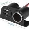 Mobile Phone USB SUV Vehicle Under-Dash Mount 12V/24V Charger Phones Power Supply Fast Charging Universal Device Power Port Outlet Converter Adapter Combo-car Charger for Hair Dryer Headphone - Image 5