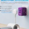 Universal Travel Adapter Offers 5.8A 3X 3.0A USB-C Ports, 2X 2.4A USB-A Ports and Multi AC Outlet, All-in-One International Power Plug Adaptor Worldwide Charger for EU US UK AU 200+ Countries - Image 3