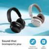 Sennheiser ACCENTUM Plus Wireless Bluetooth Headphones - Quick-Charge Feature, 50-Hr Battery Playtime, Adaptive Hybrid ANC, Sound Personalization, Touch Controls – Black - Image 4