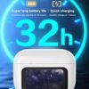 Air Pro Z Wireless Earbuds, Visible Touch Screen Control, Environmental Noise Cancelling, Bluetooth 5.0, ANC, ENC, Hands-Free Calling, White - Image 5