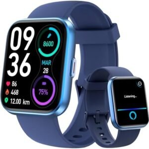 aeac Smart Watch, 2024 Newest Fitness Watch for Men Women, Alexa Built-in & Stable Bluetooth Call, with Heart Rate/SpO2/Sleep Monitor, 100 Sports, IP68 Waterproof Smartwatches for iOS Android