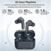 TOZO NC2 Hybrid Active Noise Cancelling Wireless Earbuds, in-Ear Detection Headphones, IPX6 Waterproof Bluetooth 5.3 Stereo Earphones, Immersive Sound Premium Deep Bass Headset, Blue - Image 7