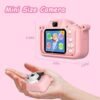Upgrade Kids Selfie Camera, Christmas Birthday Gifts for Age 3-9, HD Digital Video Cameras for Toddler, Portable Toy for 3 4 5 6 7 8 Year Old with 32GB SD Card-Pink - Image 7