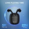 1 Hora Wireless Earbuds Bluetooth 5.3, Sports Headphones Deep Bass in-Ear Earphones, Premium Sound with Charging Case, Compatible with iPhone, Android Smartphone, Tablet, Laptop - Image 2