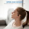 Bone Conduction Headphones, Bluetooth Earphones, Open Ear Earbuds 6Hrs Playtime Deep Bass, IPX5 Waterproof Sports Wireless Earphone for Running Hiking Cycling Workouts - Image 2