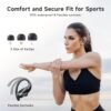 Wireless Earbuds Bluetooth Headphones 120H Playback LED Display Deep Bass Sport Ear buds with Earhooks Waterproof in Ear Earphone for iPhone Samsung Android Cell Phones Work Game TV PC Laptop Computer - Image 6