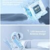 ACEFAST Wireless Earphones Bluetooth 5.3 Headphones LED Power Display Mini Crystal in-Ear Earbuds with Wireless Charging Case Touch Control Built-in Mic Headphone for Sports Waterproof Earphone - Image 9
