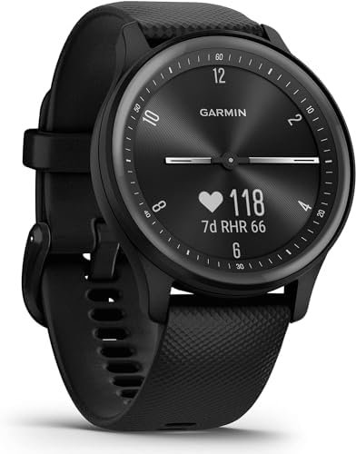Garmin vivomove Sport, Hybrid Smartwatch, Health and Wellness Features, Touchscreen, Black - Image 13
