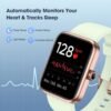 Smart Watch, Fitness Tracker with Heart Rate Monitor, Blood Oxygen, Sleep Tracking, 41mm Smartwatch 5ATM Waterproof with Pedometer for Women Men Compatible with Android iPhone iOS - Image 3