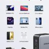 UGREEN 65W USB C Charger, Nexode 3 Port Travel Charger GaN Fast International Charger with US UK EU Plug, USB C Power Adapter for MacBook Pro/Air, Dell XPS, iPhone 15/14, iPad, Galaxy S23, Steam Deck - Image 3