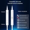 2 Pack Wired Earbuds with 3.5mm Plug [MFi Certified] Earphones Wired In-ear Headphones (Built-in Microphone & Volume Control) Compatible with Phone/Android/Computer/MP3 and All 3.5mm Jack - Image 2