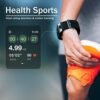 BP Doctor Pro Smartwatch, BP Monitor Watch for Blood Oxygen, HRV, Heart Rate, Sleep and Sports Wrist BP Monitor App for Android iOS (Sliver) - Image 2