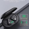 Bluetooth Headphones Noise Canceling 4 Mics Clear Call 120H Playtime Stereo Bass Sound Wireless Charging Case Over Ear Earphones LED Digital Display Headset with Earhooks for Sport Running Workout Gym - Image 4