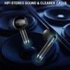 Wireless Earbuds, Bluetooth 5.3 Ear Buds LED Power Display Headphones Bass Stereo, Earbuds in-Ear Noise Cancelling Mic, 40H Playback Mini Case IP7 Waterproof Sports Earphones for Android iOS - Image 6