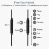 Wired Over Ear Earbuds for Kids Women Small Ears, Sport in-Ear Headphones Earhook Earphones for Running Exercise Jogging, Ear Buds with Case Microphone and Volume for Cell Phones Laptops Blue - Image 5