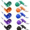Bulk Earbuds Headphones 100 Pack Earphones Wholesale Classroom Ear Buds Kids Bulk Headphones Mixed 5 Assorted Colors Earbuds for Schools, Libraries, Hospitals (Mixed-Color) - Image 4