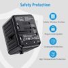 Criacr Universal Travel Adapter, One International Wall Charger AC Plug Adaptor with 3 USB Ports and Type-C for USA EU UK AUS - Image 6