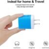 Wall Charger Adapter,USB Cubes,3Pack Universal Travel 3.1A 3 Muti Port Plug Charging Block Compatible with iPhone 15,14,13,12,SE 2020,11,X,8 Plus,Samsung GalaxyS23,S22,S21,S20 Ultra Plus FE, LG - Image 3