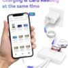 SD Card Reader for iPhone 5-in-1 Universal Memory Card USB Reader USB-C Lightning to Camera SD/TF Card Reader Compatible with iPhone Samsung Huawei All Cellphone Laptop Computer (Plug and Play) - Image 5