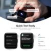 Smart Watch for Men Women - Answer/Make Calls/Quick Text Reply/AI Control, 1.83" for iPhone Samsung Android Phones Compatible IP68 Smartwatch Heart Rate Blood Oxygen Fitness Tracker (Black) - Image 3