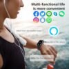 Smart Watches for Women Men (Answer/Make Calls) 1.8 Inch Built-in Alexa. Heart Rate/Blood Oxygen/Sleep Monitor, IP68 Waterproof, 100+ Sport Modes, Bluetooth Smart Watches for iPhone/Android - Image 6