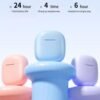 Wireless Earbuds, Bluetooth 5.3 Headphones with 4 ENC Noise Cancelling Mics, HiFi Stereo Deep Bass, 40H Playtime, IPX6 Waterproof, USB-C Charging, Compatible for iPhone Android, White - Image 4