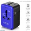 Universal Travel Adapter with (Type C+USB) 2 USB Ports & AC Outlet, International Plug Adapter Converter, Type C/A/G/I All in One Wall Charger Worldwide Travel Adaptor for US to EU UK AUS Asia - Image 6
