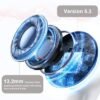 Wireless Earbuds Bluetooth Headphones, 40H Playtime Stereo IPX5 Waterproof Ear Buds, LED Power Display Cordless in-Ear Earphones with Microphone for iPhone Android Cell Phone Sports, Pink - Image 2