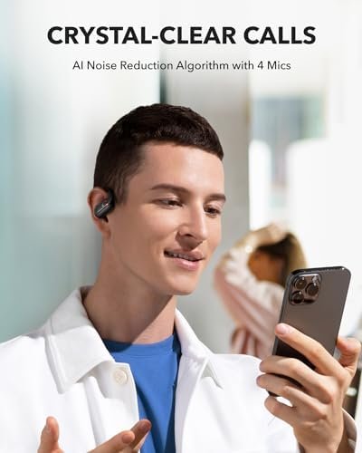 Soundcore by Anker V30i Open-Ear Headphones, Ultra-Comfort, Lightweight Design, Snug Fit, Ergonomic Ear Hooks, Robust Bass, 36H Playtime, Bluetooth 5.3, App Control, Clear Calls, Wireless Earbuds - Image 5