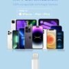 Alfu Earbuds Wired for Phone Headphones【MFi Certified】 Lighting Earphones Built-in Microphone & Volume Control Headsets Compatible with iPhone 14/13/12/11/Pro Max/XR/XS/X/8/7/SE - 2 Packs - Image 4