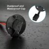 12AWG SAE Cable Connector, Solar Weatherproof SAE Quick Connect Solar Panel Mount, SAE Power Socket Sidewall Port,Universal Flush-Mountable Connector for Battery Charger 30cm（2PCS） - Image 2