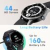 Smart Watch Men with Metal Bezel, Answer Make Call/Heart Rate/Step Counter/Sleep Tracker/100 Sports for Run/Alexa Built-in, IP68 Waterproof Swim, Fitness Sport Watch Compatible Android iOS - Image 6