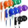 Bulk Earbuds Headphones 100 Pack Earphones Wholesale Classroom Ear Buds Kids Bulk Headphones Mixed 5 Assorted Colors Earbuds for Schools, Libraries, Hospitals (Mixed-Color) - Image 5