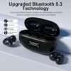 Open Ear Headphones Clip On Mini Earbuds Bluetooth 5.3 Wireless Earbuds 48 Hours Playtime IPX7 Waterproof Sports Bone Conduction Headphones Bluetooth for Workout Driving Walking with iPhone Android - Image 5