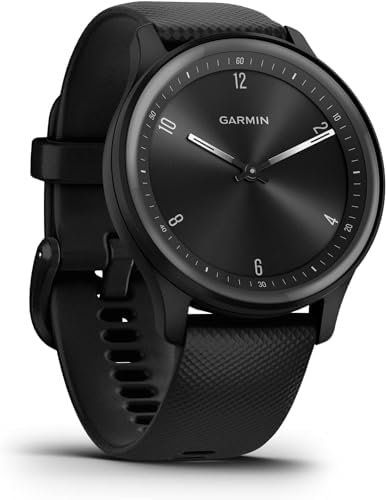 Garmin vivomove Sport, Hybrid Smartwatch, Health and Wellness Features, Touchscreen, Black - Image 8