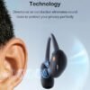 Baseus Open Ear Headphones with Directional Acoustics, Punchy Bass, Stable Fit, Ultra-Light Weight, IPX4 Waterproof, ENC Mics, Bluetooth 5.3 Wireless Earbuds for Running, Workout, Gym - Eli Sport 1 - Image 3