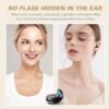 Flat Invisible Sleep Wireless Earphone IPX5 Waterproof Thin Invisible Sleep Earbuds for Side Sleepers Sleep Ear Buds Smallest Tiny Small Mini Discreet Earbud for Sleeping Invisible Headphones - Image 3