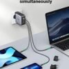 UGREEN 65W USB C Charger, Nexode 3 Port Travel Charger GaN Fast International Charger with US UK EU Plug, USB C Power Adapter for MacBook Pro/Air, Dell XPS, iPhone 15/14, iPad, Galaxy S23, Steam Deck - Image 4