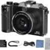4K Digital Camera, 48MP Autofocus Cameras for Photography Vlogging Camera Dual Camera 18X Digital Zoom Anti-Shake Camera WiFi for YouTube Video Compact Camera, Point and Shoot Digital Cameras