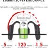 Open Ear Wireless Sports Headphones, Bluetooth 5.0 Waterproof Sweatproof Headset with Mic for Sport Jogging Running Driving Cycling Hiking Indoor and Outdoor Use - Image 6