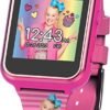 Accutime Kids Nickelodeon JoJo Siwa Educational Learning Touchscreen Smart Watch Toy for Girls, Boys, Toddlers - Selfie Cam, Learning Games, Alarm, Calculator, Pedometer & More (Model: JOJ4128AZ)