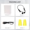 Bone Conduction Headphones, Bluetooth Earphones, Open Ear Earbuds 6Hrs Playtime Deep Bass, IPX5 Waterproof Sports Wireless Earphone for Running Hiking Cycling Workouts - Image 8