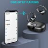 Wireless Earbud Sport, Bluetooth 5.3 Headphones with Noise Cancelling Mic, 75H HiFi Stereo Over Ear Bud with LED Display and USB-C, IP7 Waterproof Earphones, Button Control, for iOS/Android - Image 7