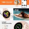 Smart Watch for Women Android & iPhone, 1.32" HD Display, Fitness Tracker with Answer/Make Calls, IP68 Waterproof Blood Oxygen/Heart Rate/Sleep Monitor, Pedometer, 100+ Sports Trackers - Image 5