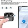 TOZO NC2 Hybrid Active Noise Cancelling Wireless Earbuds, in-Ear Detection Headphones, IPX6 Waterproof Bluetooth 5.3 Stereo Earphones, Immersive Sound Premium Deep Bass Headset, Black - Image 6