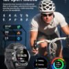 Military Smart Watches for Men,1.43" AMOLED Fitness Watch with 126+ Sports Modes/5ATM Waterproof/Pedometer/Heart Rate/Blood Pressure,Tactical Rugged Smartwatch for Android iOS - Image 6